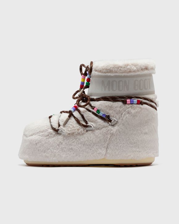 ICON YETI CREAM FAUX-FUR BOOTS