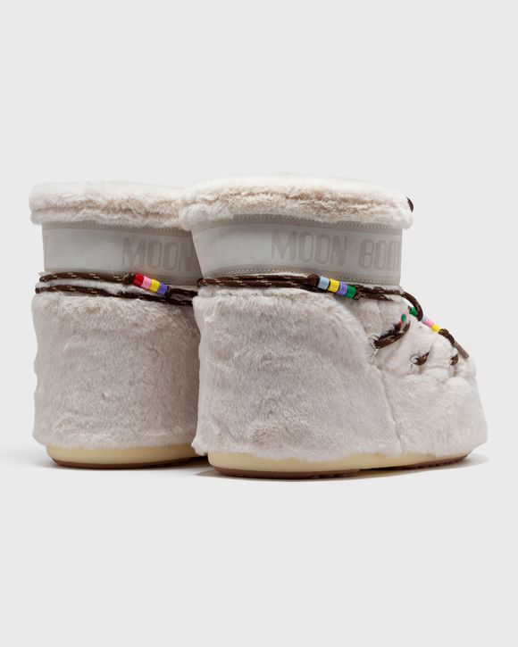 ICON YETI CREAM FAUX-FUR BOOTS