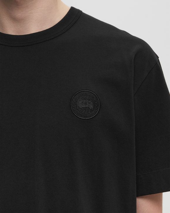 Tシャツ・カットソー [ ] Gladstone T-Shirt Embroidered Disc Canada Goose Gladstone T-Shirt Embroidered Disc Black | BSTN