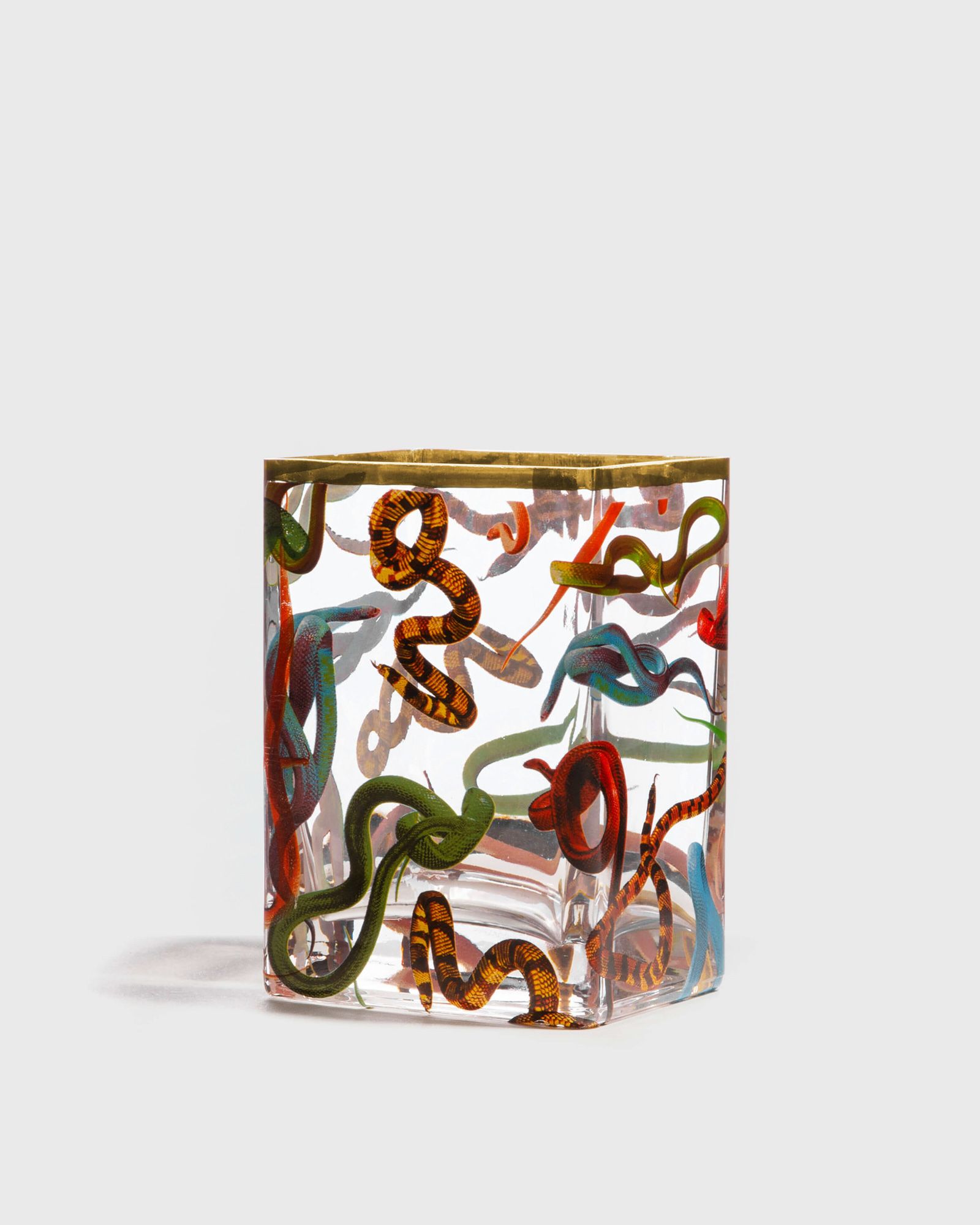GLASS VASE TOILETPAPER - SNAKES