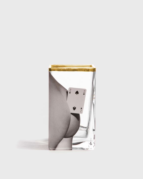 GLASS VASE TOILETPAPER - TWO OF SPADES