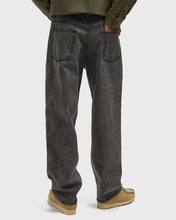 Classic wrinkle baggy denim