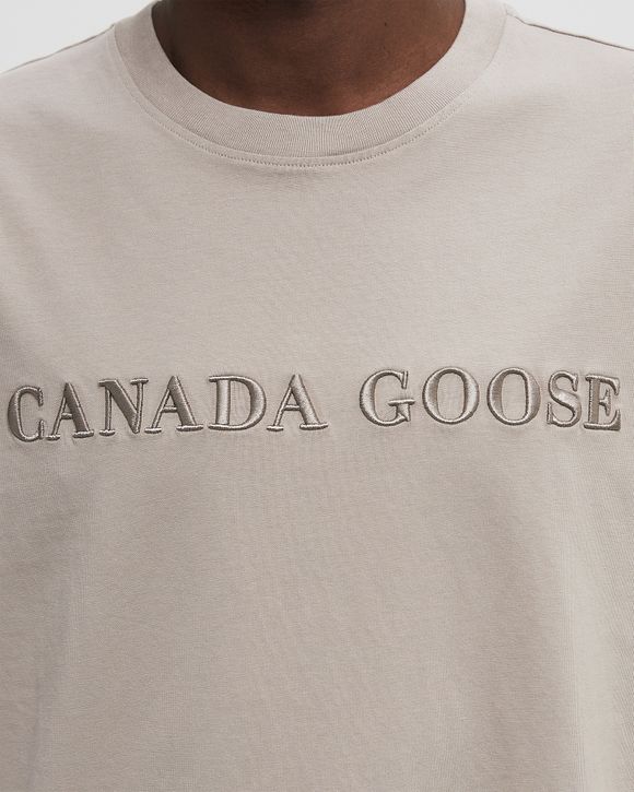 【 】EMERSEN T-SHIRT EMBR WORDMARK◆1420M2 Men's Emersen embroidered wordmark t-shirt | CANADA GOOSE | 24S