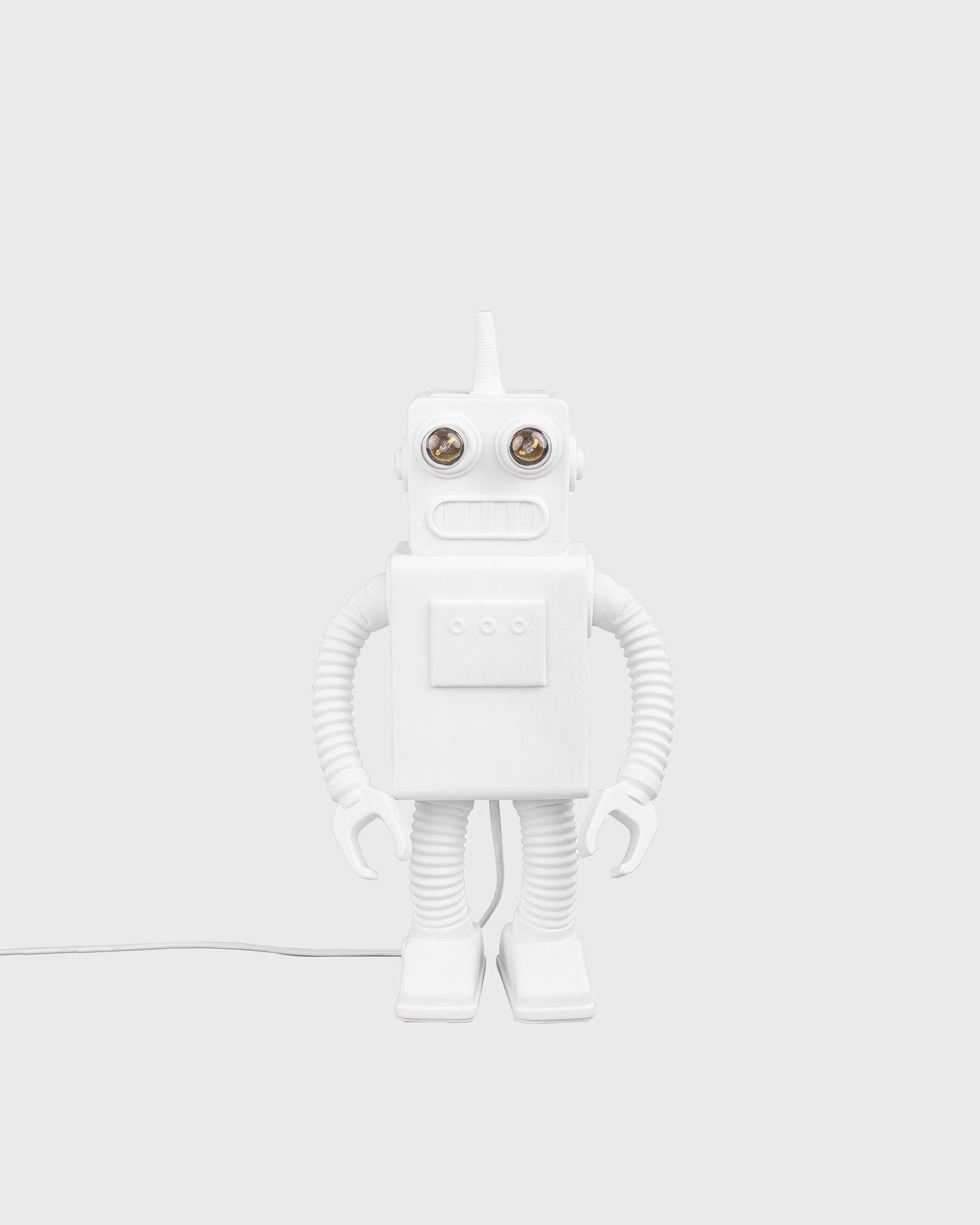 PORCELAIN LAMP - ROBOT LAMP - EU PLUG