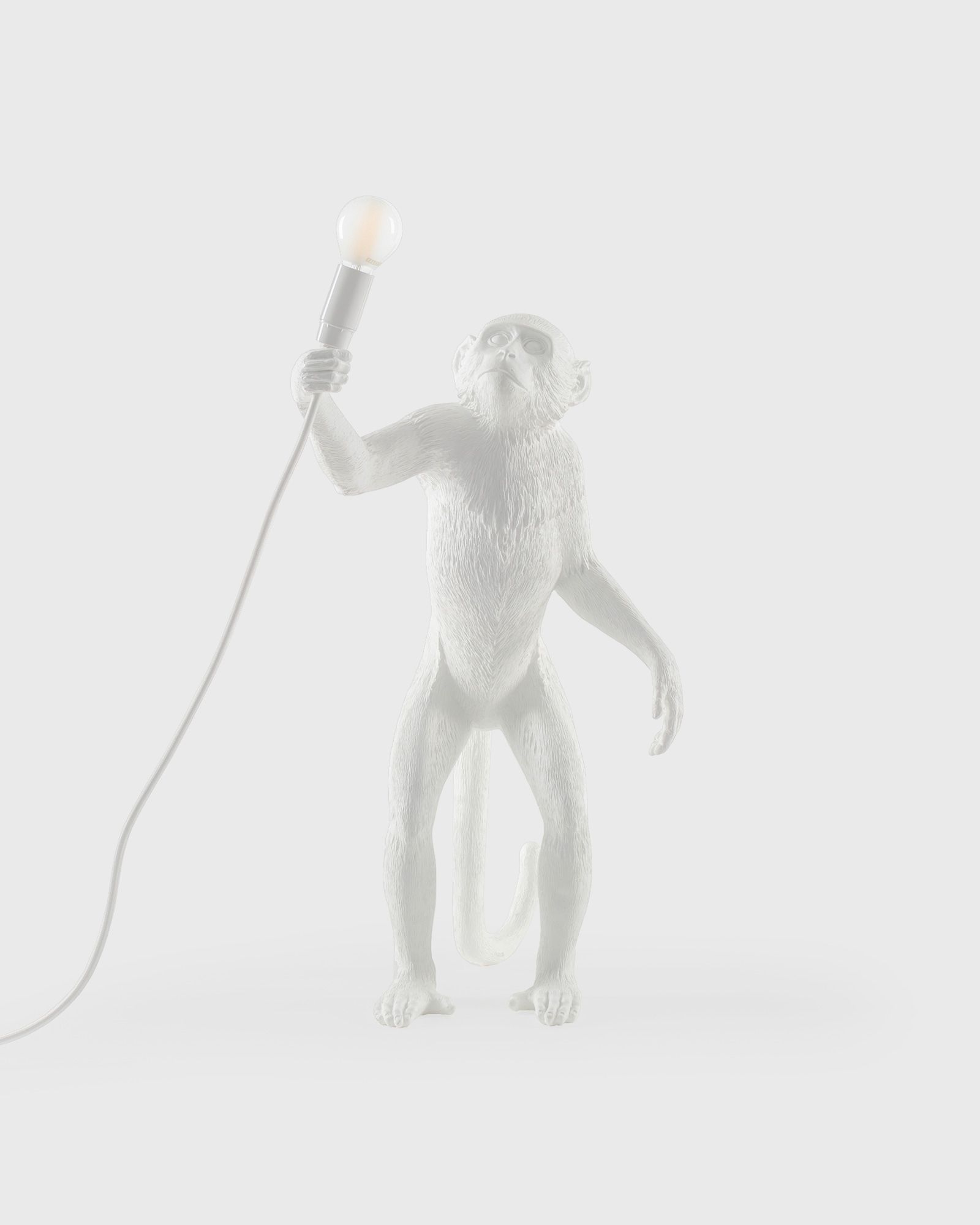MONKEY LAMP RESIN LAMP - STANDING - EU PLUG