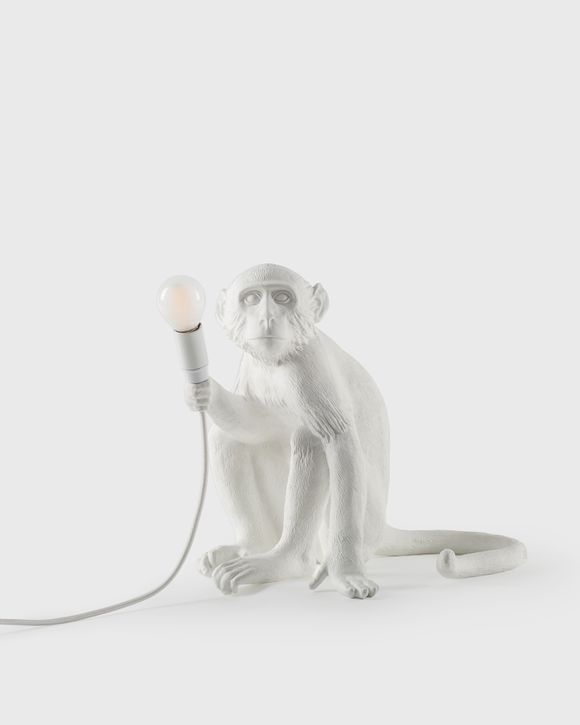 MONKEY LAMP RESIN LAMP - SITTING - EU PLUG