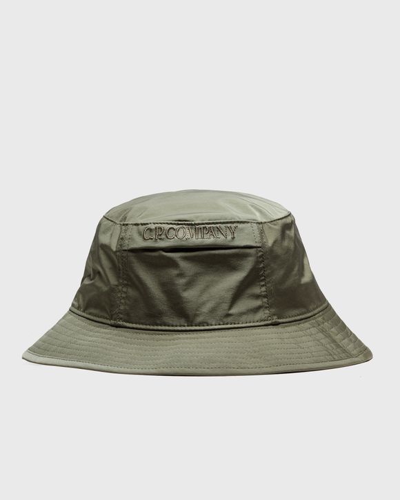 C.P. Company CHROME-R BUCKET HAT Green - BRONZE GREEN