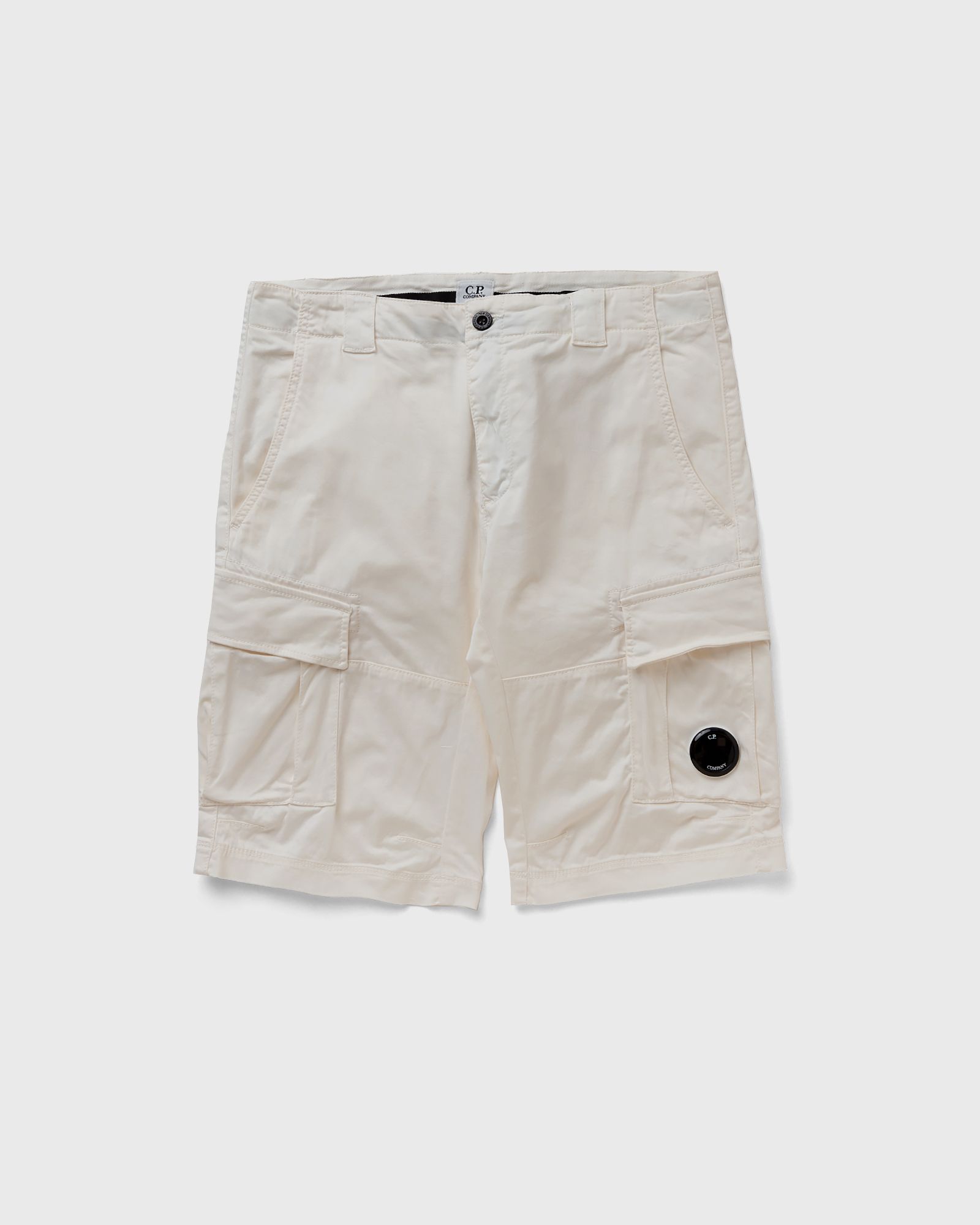 c.p. company stretch sateen cargo shorts men casual