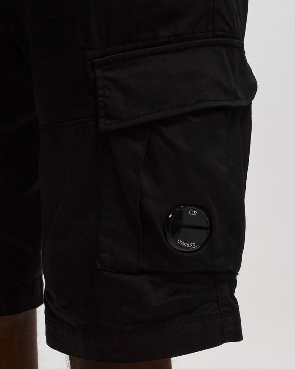 STRETCH SATEEN CARGO SHORTS