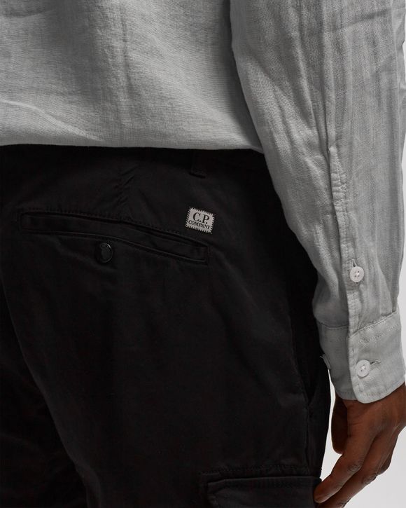 STRETCH SATEEN CARGO SHORTS