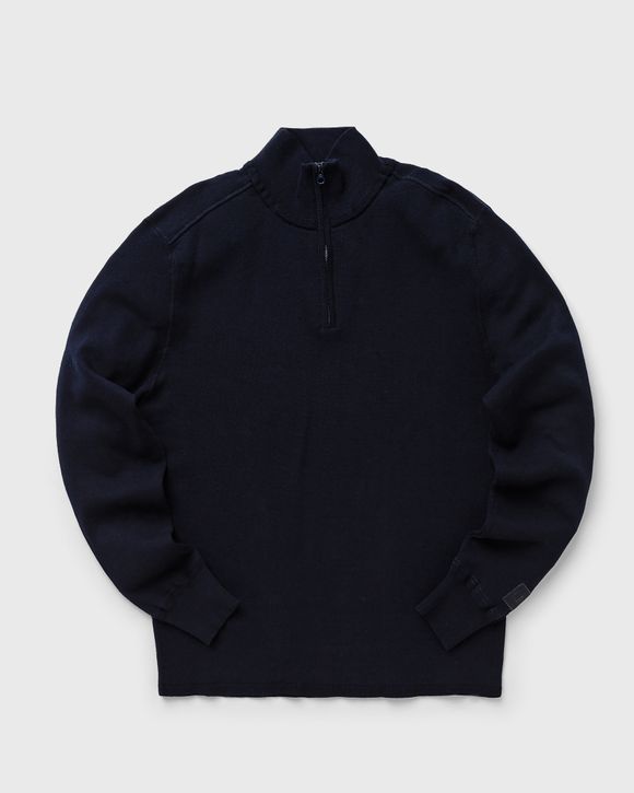 METROPOLIS SERIES COTTON CREPE ZIPPED KNIT
