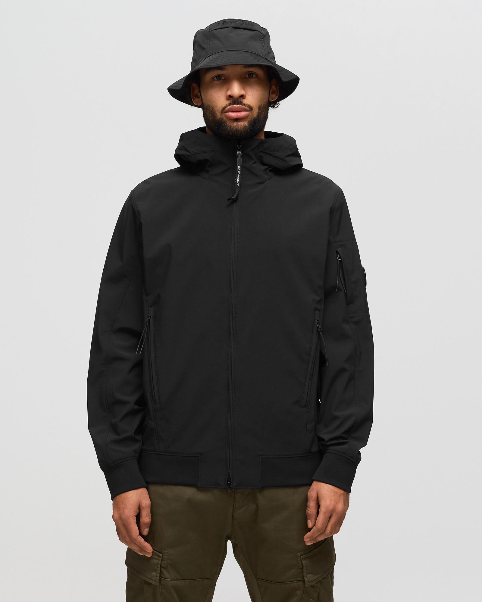 C.P. SHELL-R HOODED JACKET
