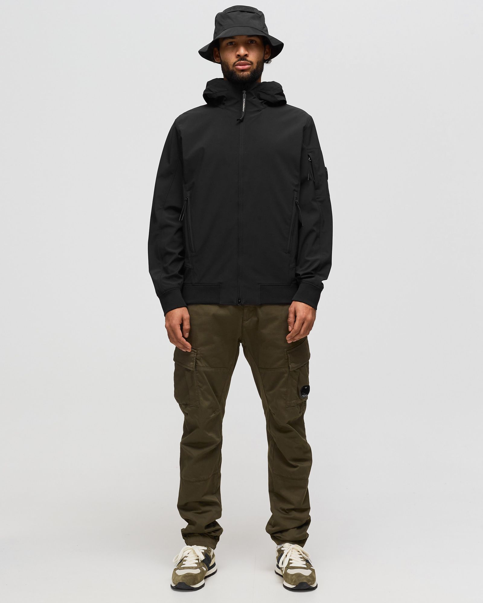 C.P. SHELL-R HOODED JACKET