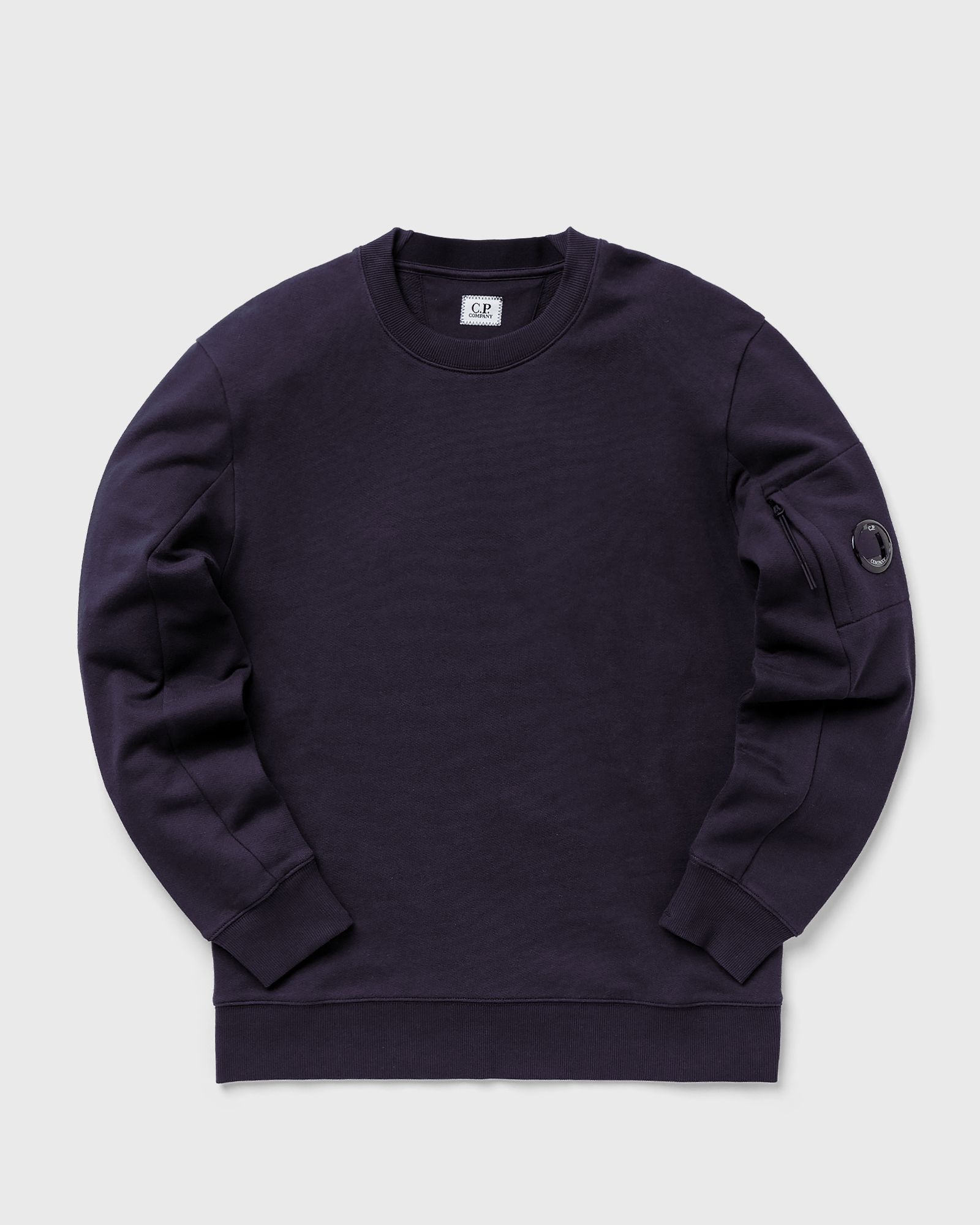 c.p. company diagonal raised fleece back logo sweatshirt men sweatshirts