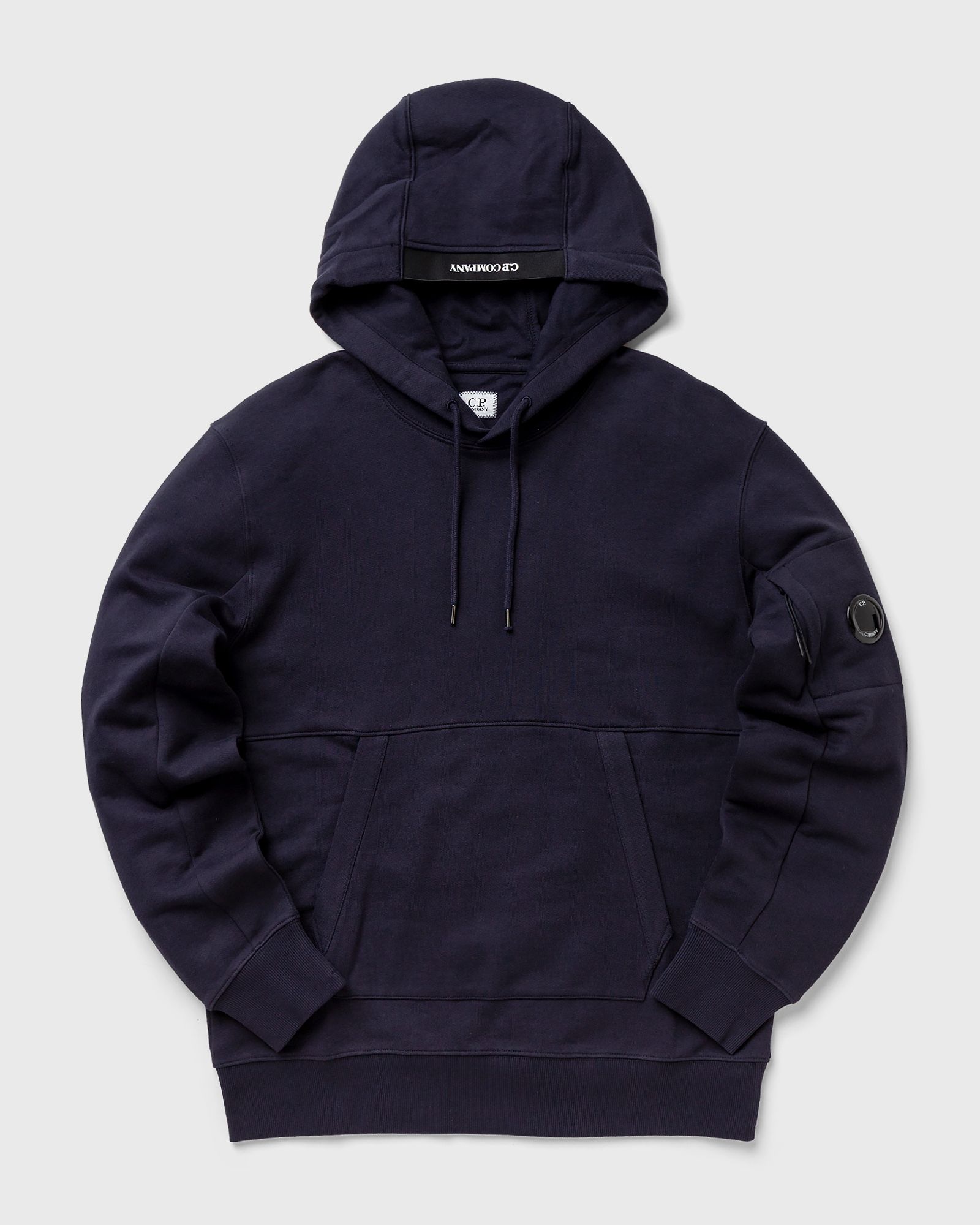 DIAGONAL RAISED FLEECE PULLOVER HOODIE