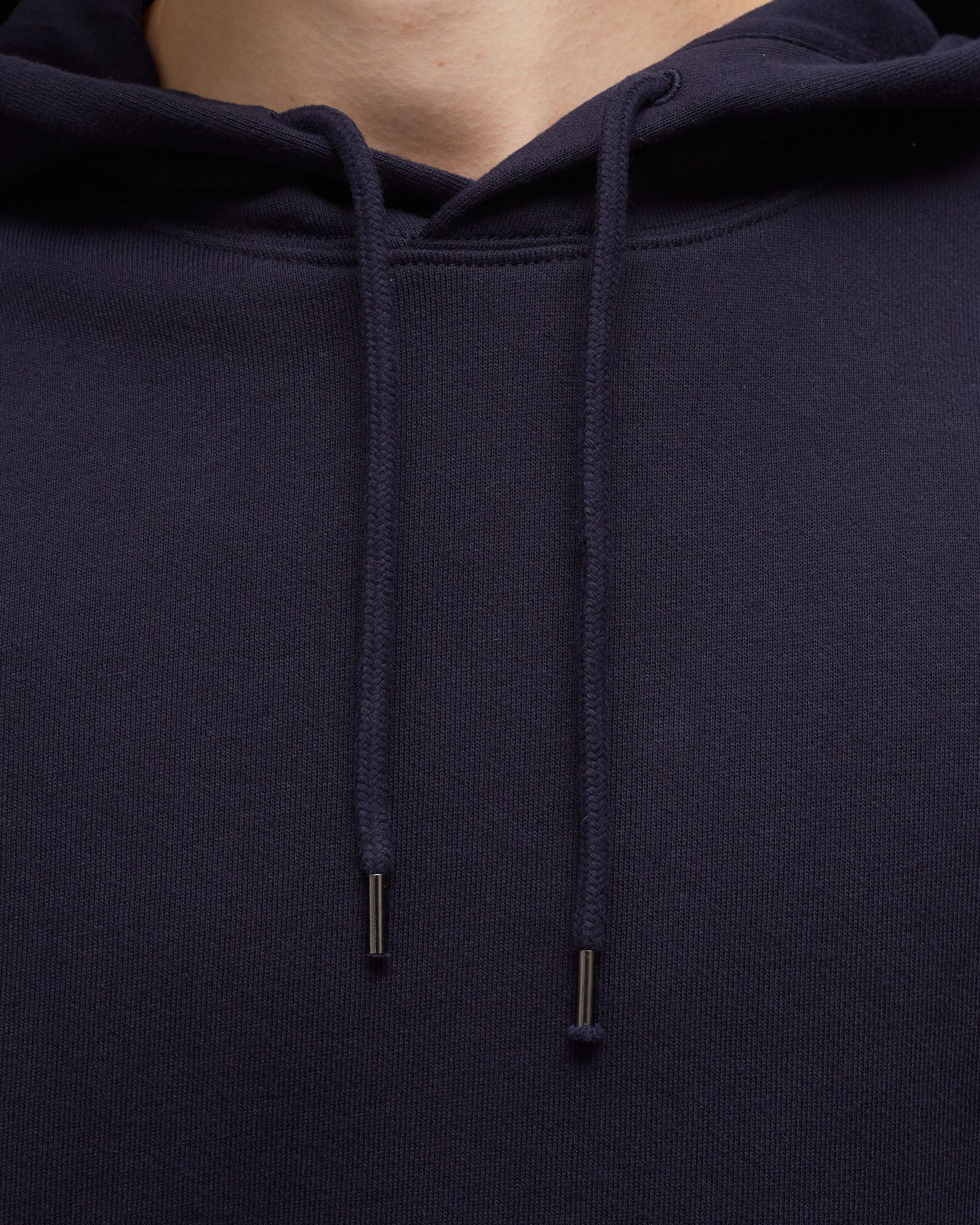 DIAGONAL RAISED FLEECE PULLOVER HOODIE