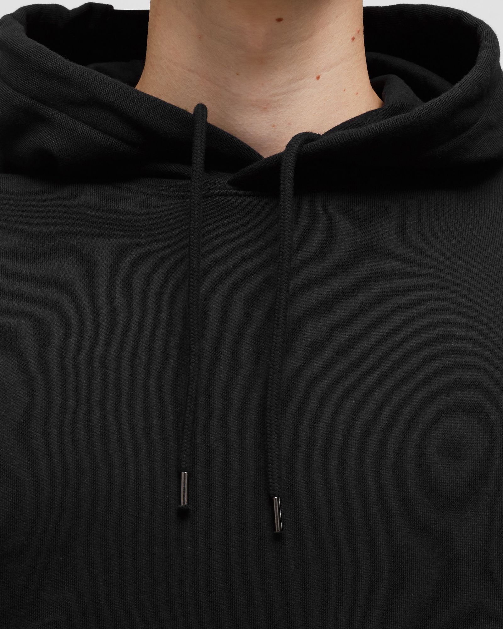 DIAGONAL RAISED FLEECE PULLOVER HOODIE