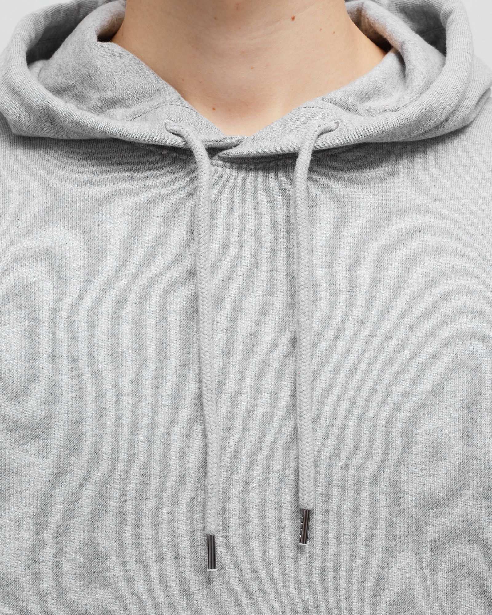 DIAGONAL RAISED FLEECE PULLOVER HOODIE
