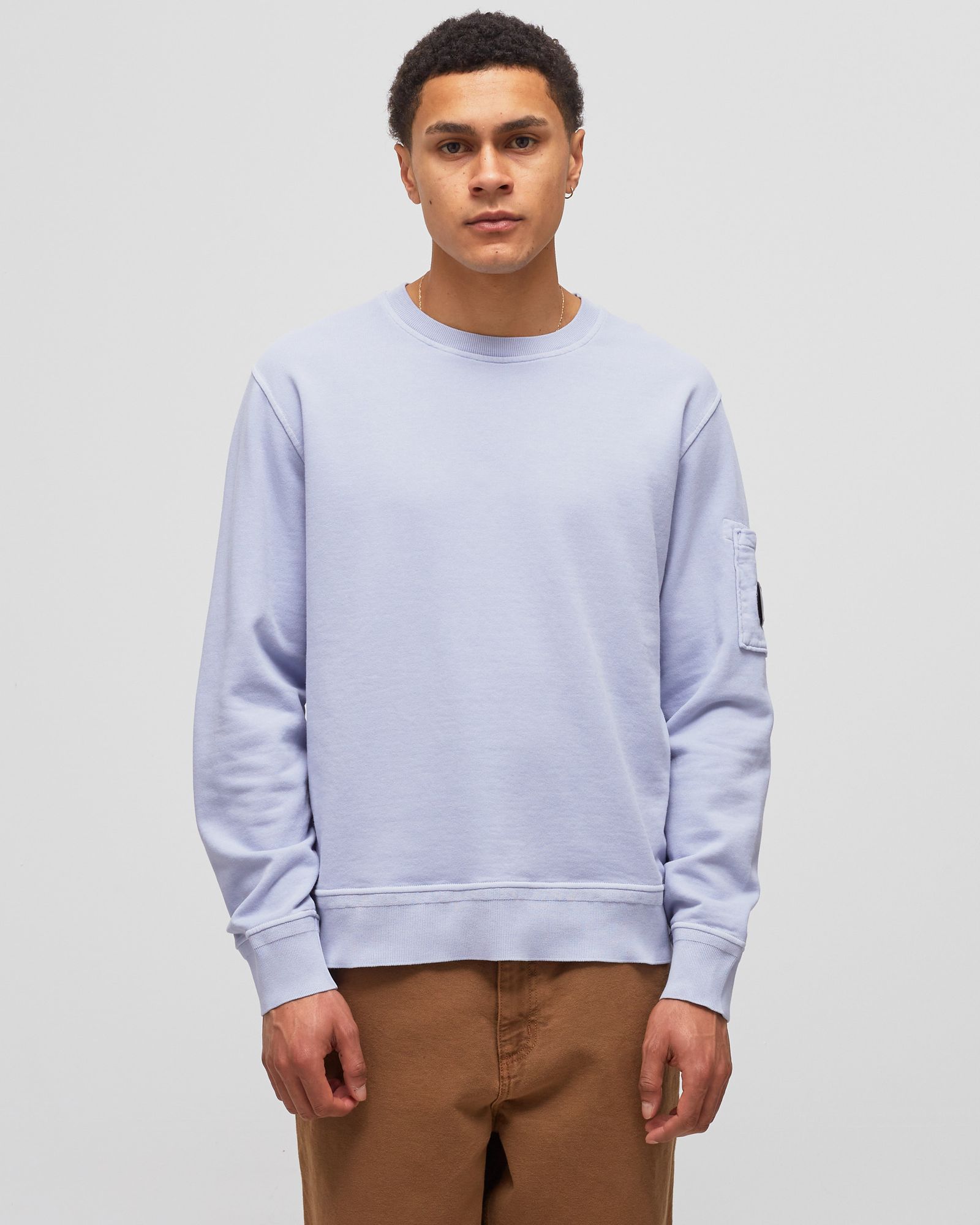 COTTON FLEECE RESIST DYED SWEATSHIRT