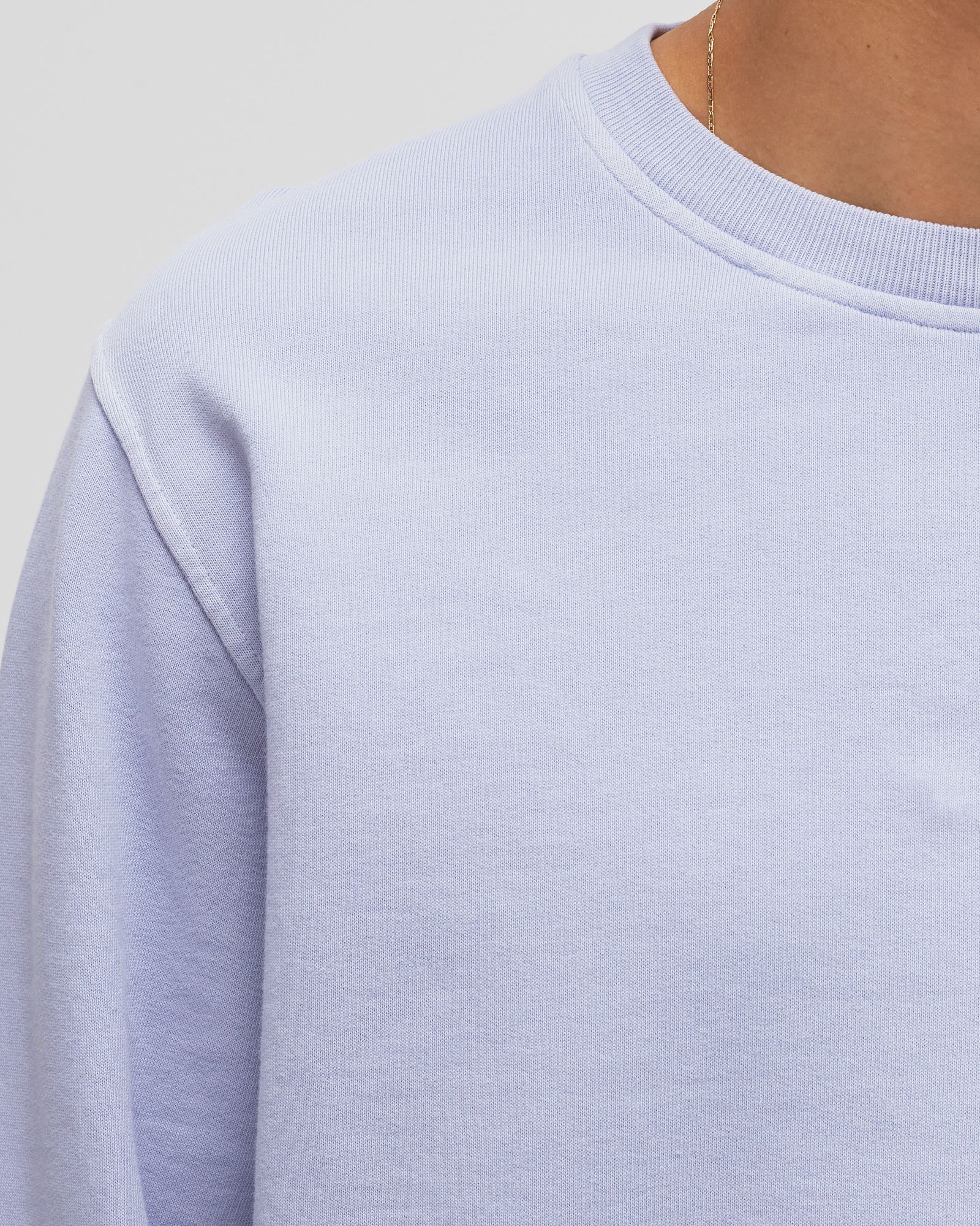 COTTON FLEECE RESIST DYED SWEATSHIRT