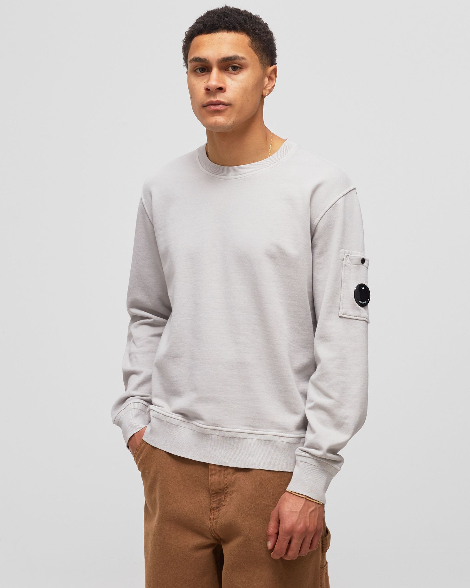 COTTON FLEECE RESIST DYED SWEATSHIRT