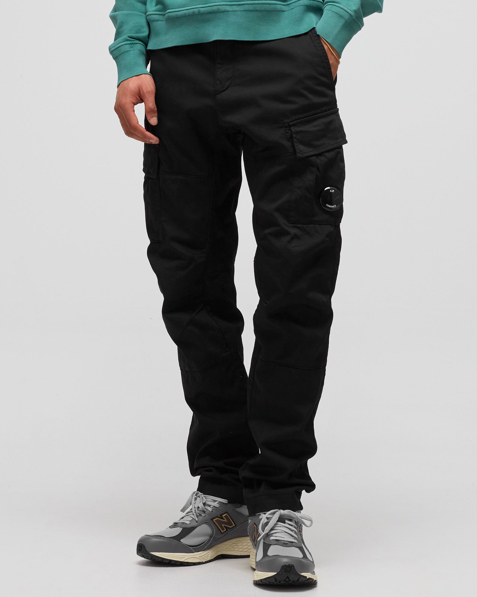 STRETCH SATEEN LENS CARGO PANTS