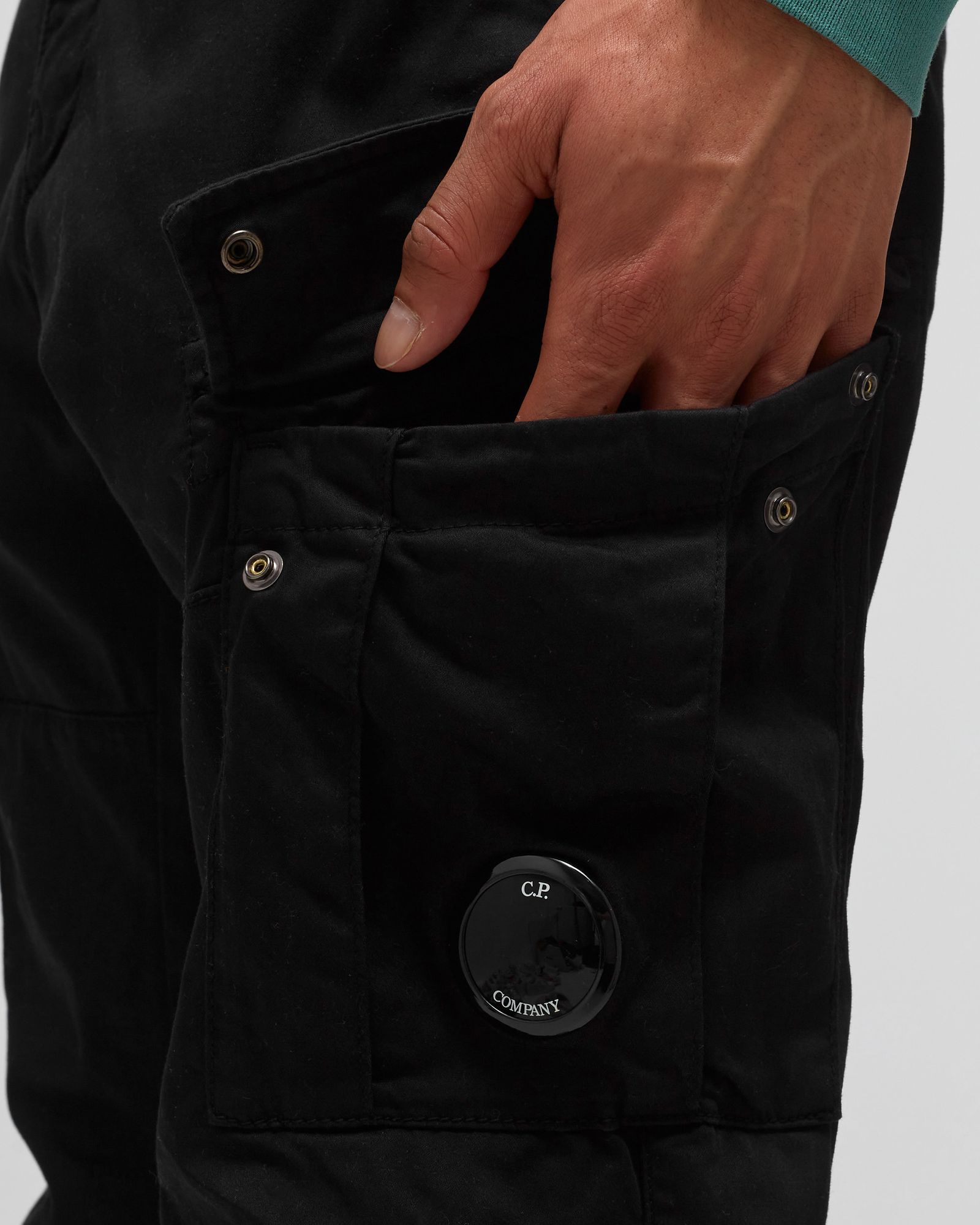 STRETCH SATEEN LENS CARGO PANTS