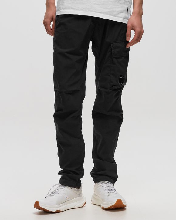 C.P. Company 50 FILI STRETCH UTILITY PANTS Black - BLACK