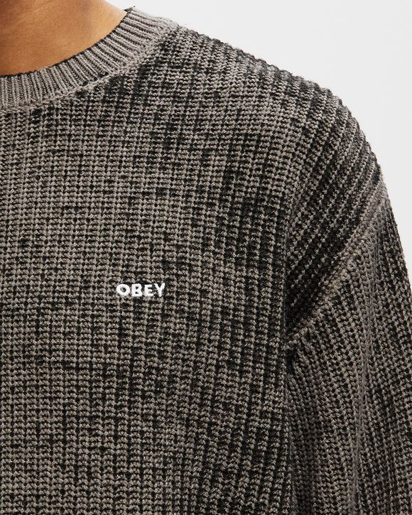 Obey spray effect sweater