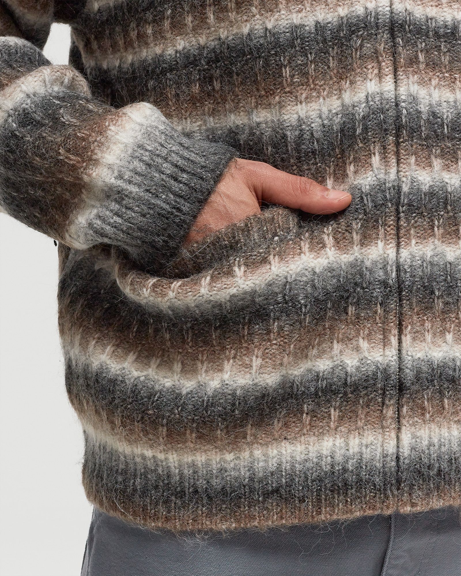 Reggie zip up cardigan