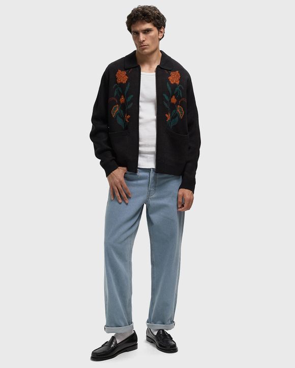 Thumbnail - Obey floral zip cardigan