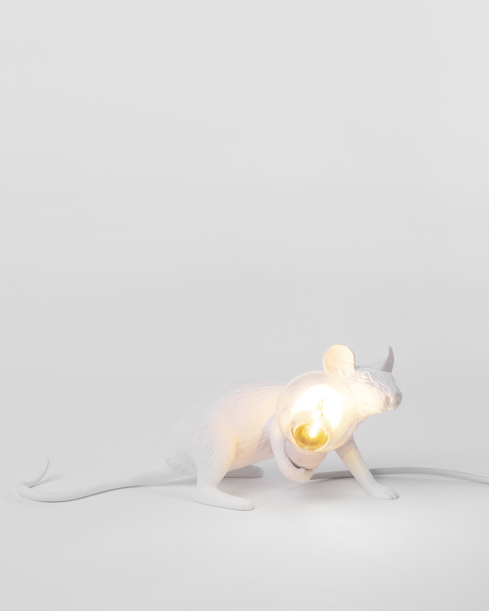 MOUSE LAMP#3-LOP RESIN LAMP - LIE DOWN USB - EU PLUG