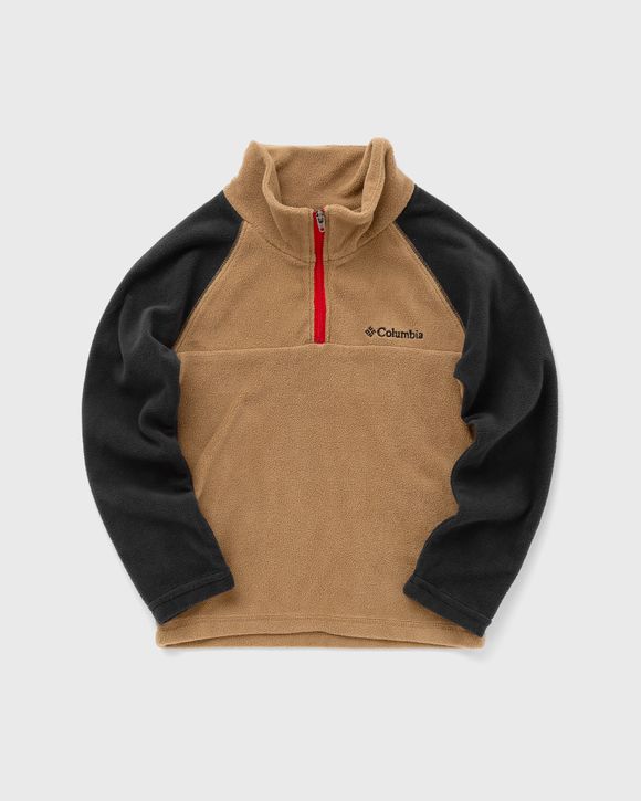 Columbia Glacial Half Zip Black/Brown - DELTA BLACK