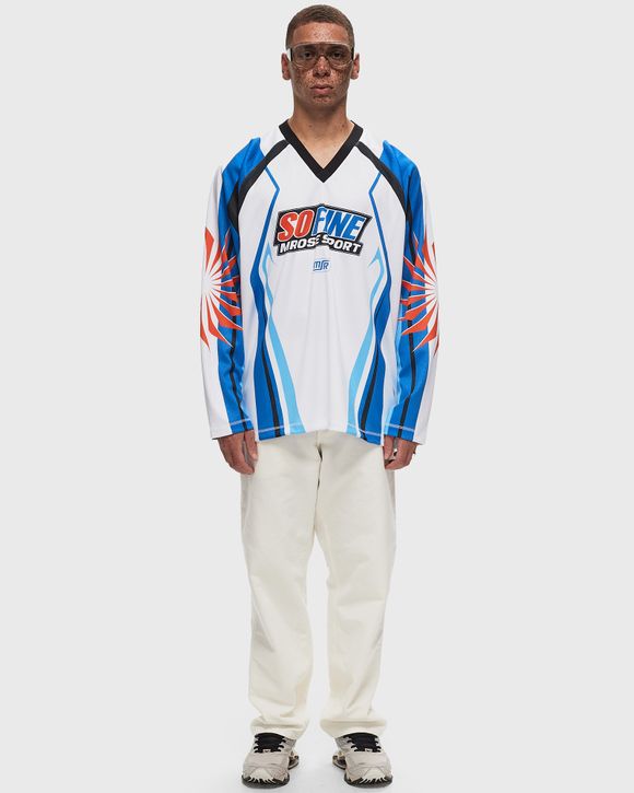 Martine Rose MOTORCROSS JERSEY Blue/White | BSTN Store