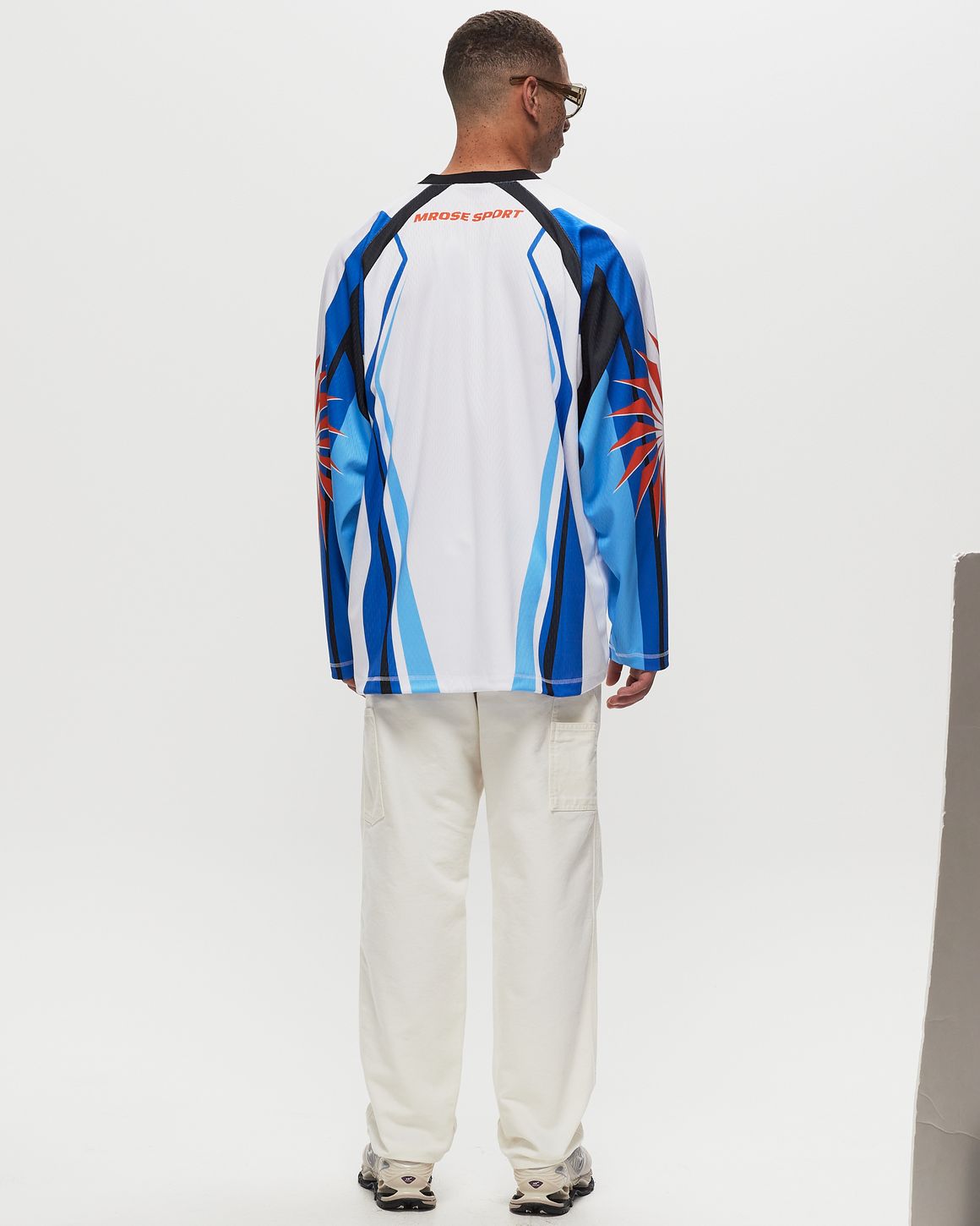 Martine Rose Motorcross Jersey White | SOMEWHERE®