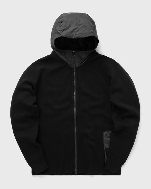 C.P. Company METROPOLIS SERIES DOUBLE MIXED ZIPPED HOODIE Black