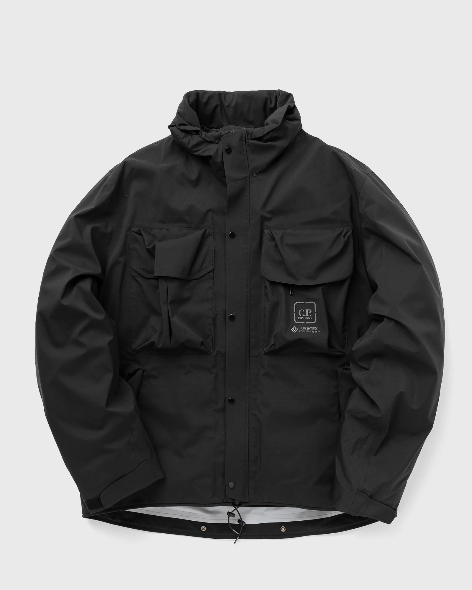 C.P. Company - metropolis series gore-tex 3l infinium hooded jacket men shell jackets|windbreaker black in größe:l