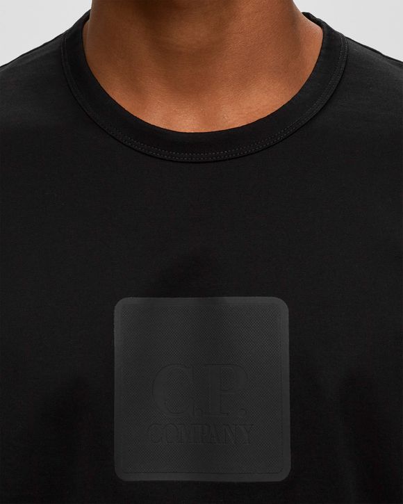 METROPOLIS SERIES MERCERIZED JERSEY LOGO BADGE T-SHIRT
