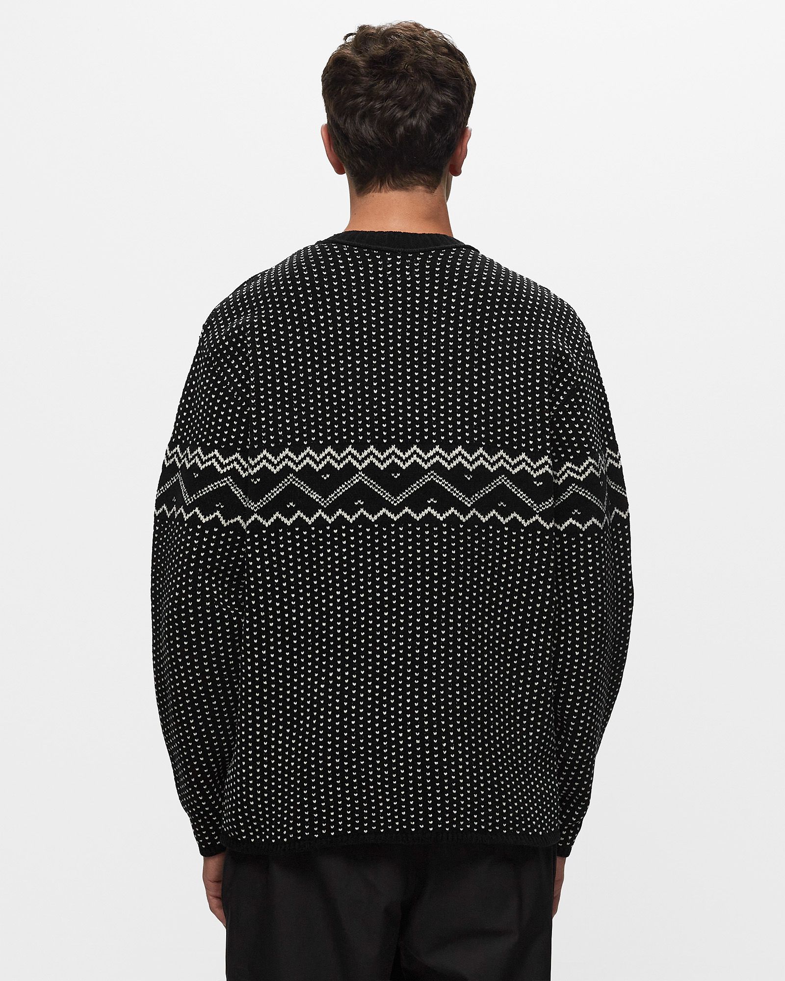 CHENILLE COTTON JACQUARD KNIT