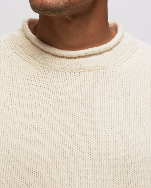 C.P. Company LAMBSWOOL LENS JUMPER White - GAUZE WHITE