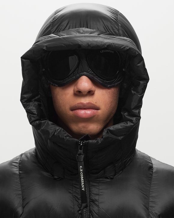 C.P. Company MERINO/NYLON MIXED GOGGLE KNIT Black - BLACK