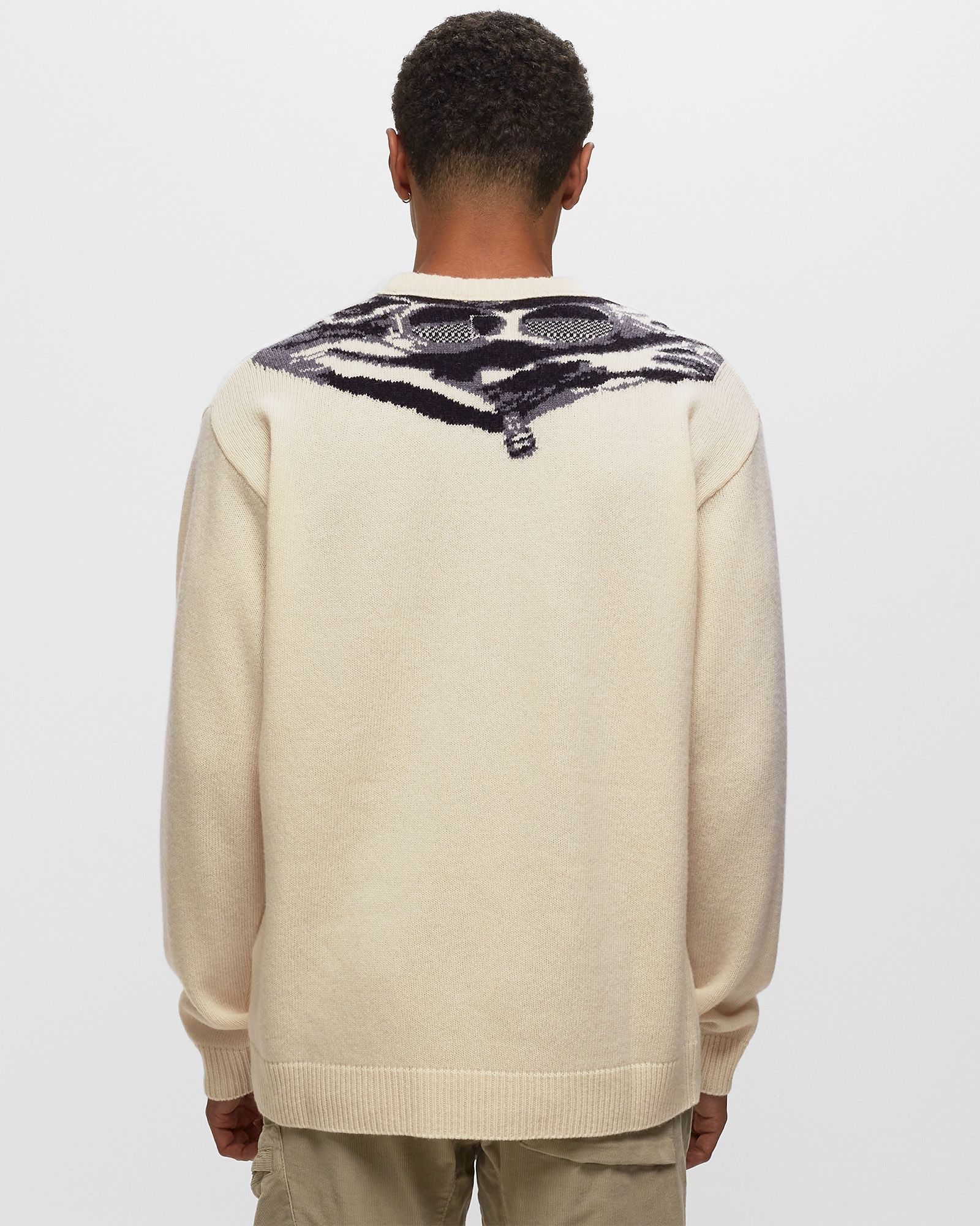 LAMBSWOOL JACQUARD GOGGLE KNIT