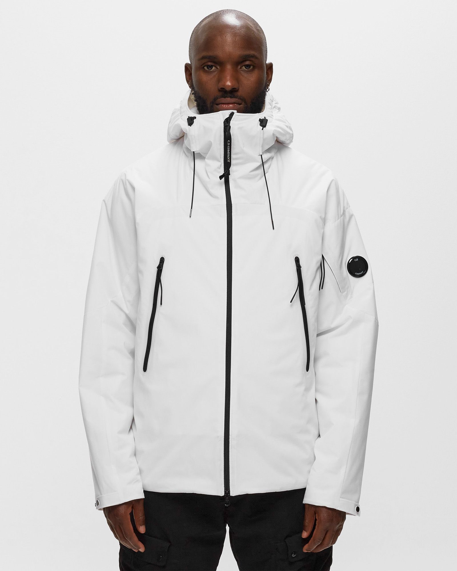 レンズ付き cp company pro tech jacket C.P. Company Pro-Tek Hooded Jacket White | BSTN Store