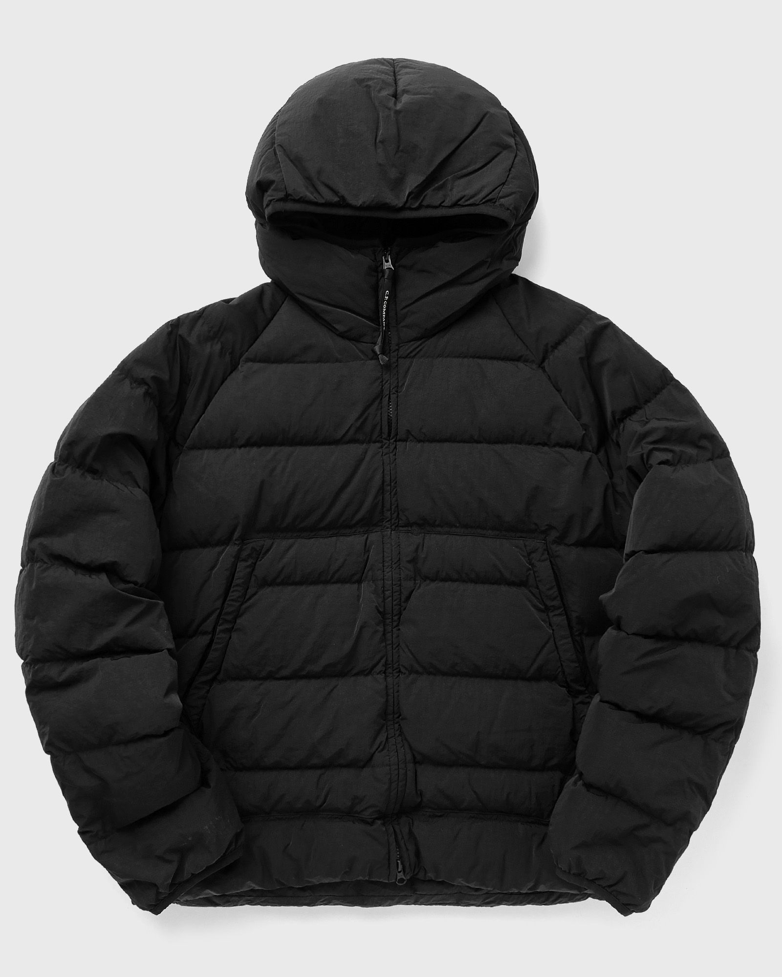 C.P. Company Eco-Chrome R Hooded Down Goggle Jacket Black