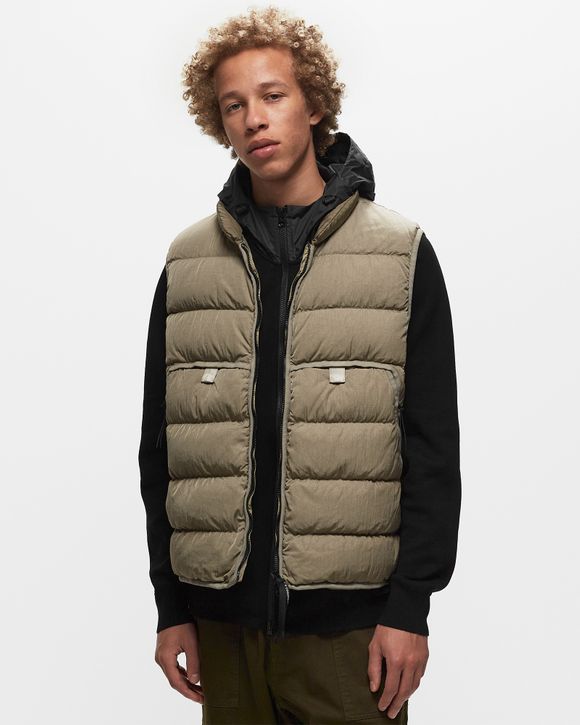 C.P. Company Eco-Chrome R Down Vest Green/Grey | BSTN Store