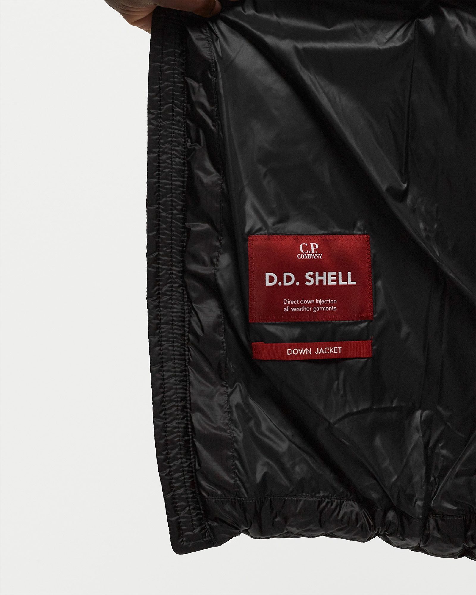 D.D.SHELL HOODED DOWN JACKET