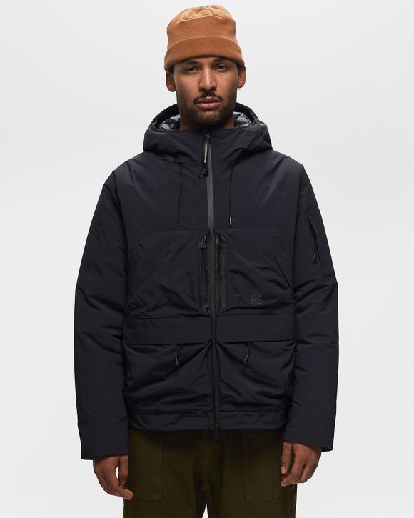 C.P. Company MICRO M R HOODED DOWN JACKET Black BSTN Store