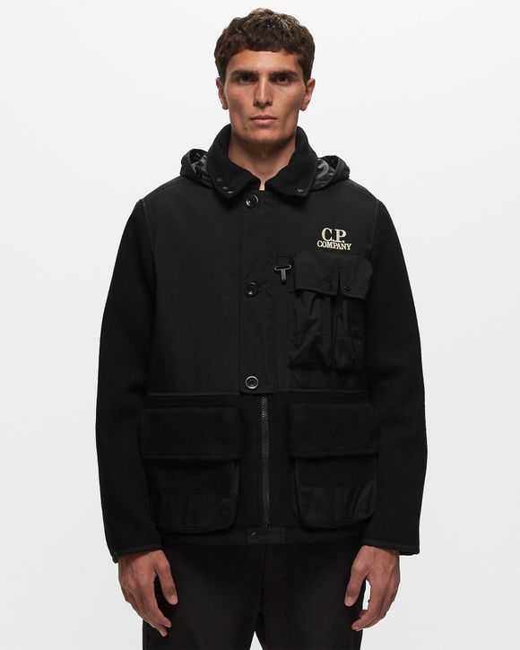 C.P. Company C.P. DUFFEL MIXED GOGGLE JACKET Black | BSTN Store