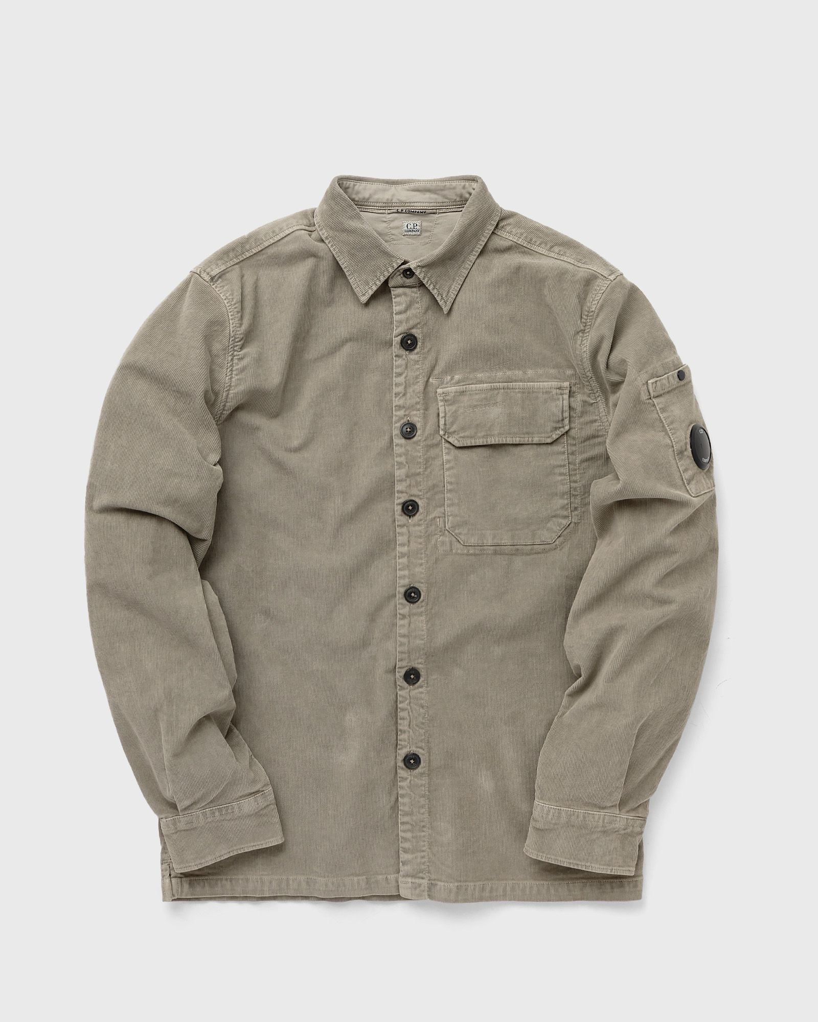 C.P. Company - corduroy shirt men longsleeves grey in größe:s
