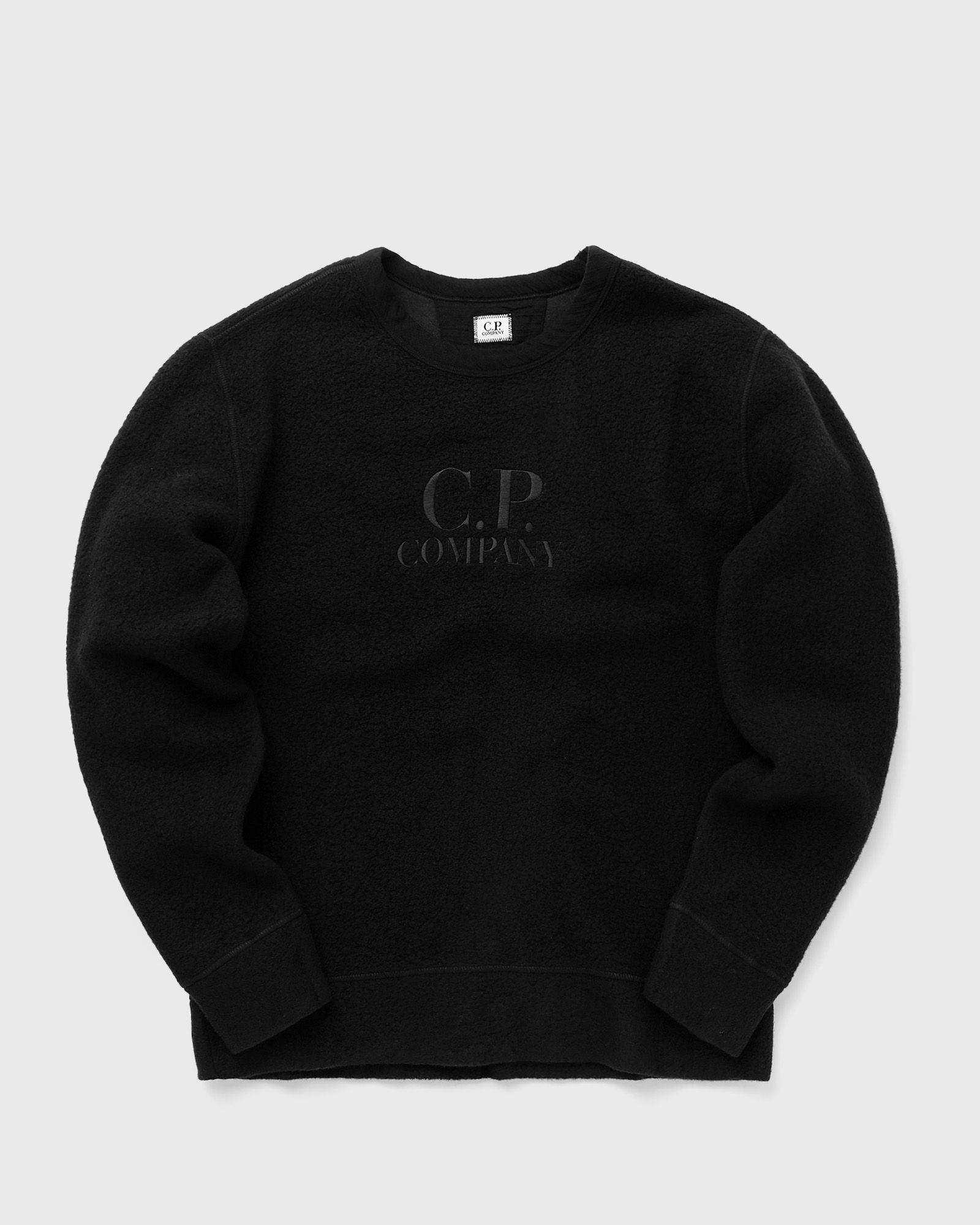 C.P. Company - wool polar fleece logo sweatshirt men sweatshirts black in größe:xl